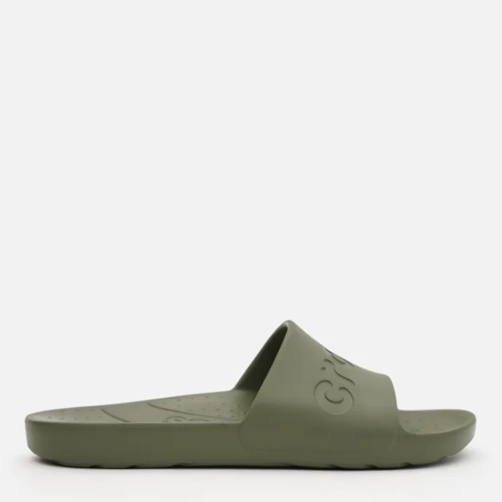 Шлепанцы UNI Crocs Slide Whi 210088-309-Army Green CROCS M10/W12(43-44) Хаки 210088-309-ARMY GREEN фото 1 — интернет-магазин Tapok