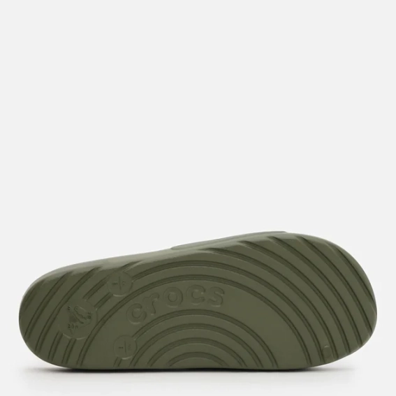 Шлепанцы UNI Crocs Slide Whi 210088-309-Army Green CROCS M10/W12(43-44) Хаки 210088-309-ARMY GREEN фото 6 — интернет-магазин Tapok