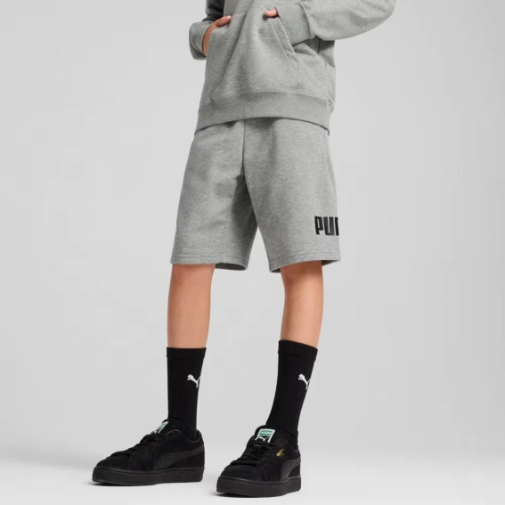 Шорты спортивные подростковые ESS No. 1 Logo Shorts TR 68491803 Puma 128 Серый 68491803 фото 1 — интернет-магазин Tapok