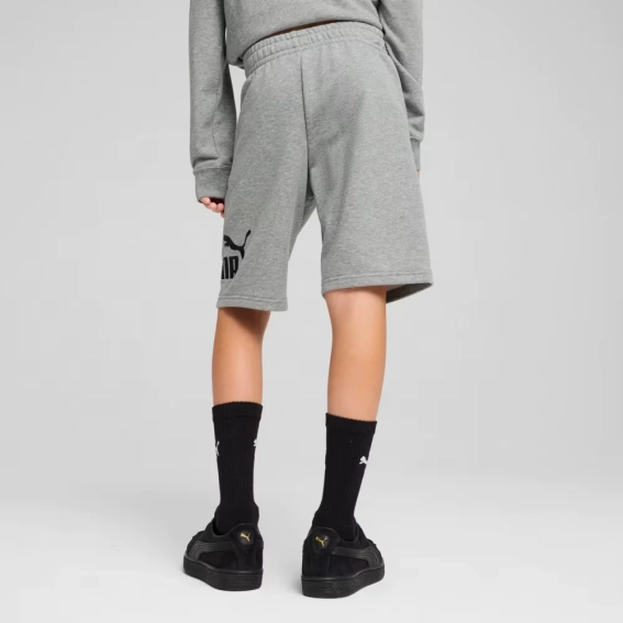 Шорты спортивные подростковые ESS No. 1 Logo Shorts TR 68491803 Puma 128 Серый 68491803 фото 2 — интернет-магазин Tapok