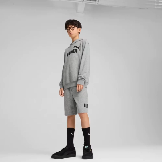 Шорты спортивные подростковые ESS No. 1 Logo Shorts TR 68491803 Puma 128 Серый 68491803 фото 3 — интернет-магазин Tapok
