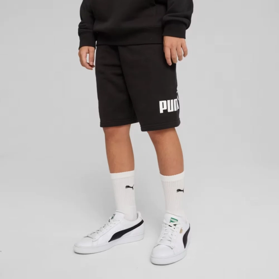 Шорти спортивні підліткові ESS No. 1 Logo Shorts TR 68491801 Puma 140 Чорний 68491801 фото 1 — інтернет-магазин Tapok