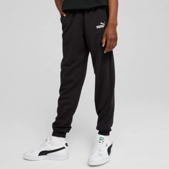 Брюки спортивные подростковые ESS No. 1 Logo Sweatpants TR 68491401 Puma 128 Черный 68491401 фото 1 — интернет-магазин Tapok