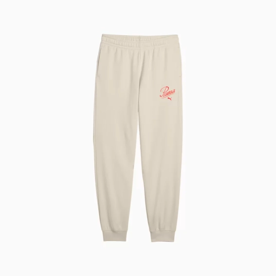 Брюки спортивные подростковые ESS SCRIPT Sweatpants 68580787 Puma 128 Кремовый 68580787 фото 4 — интернет-магазин Tapok