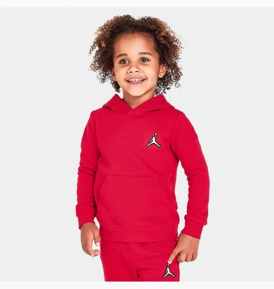Худые Kids&#39; Toddler Jordan Essentials Fleece Hoodie and Jogger Pants Set 75B009-R78 фото 3 — интернет-магазин Tapok