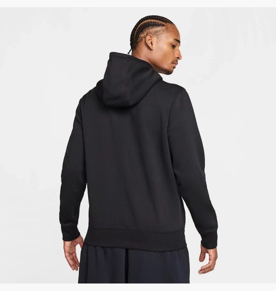 Женская толстовка Nike Club Bb Fz Black FN3861-010 фото 2 — интернет-магазин Tapok