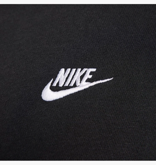 Женская толстовка Nike Club Bb Fz Black FN3861-010 фото 4 — интернет-магазин Tapok