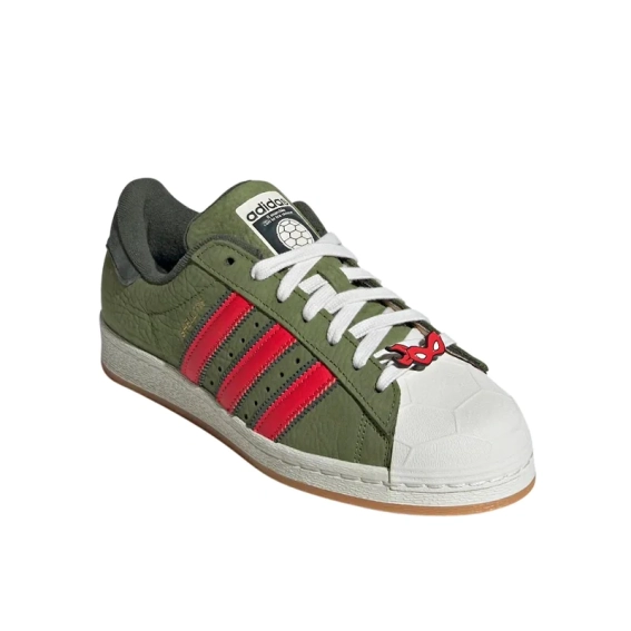 Кросівки чоловічі Adidas Teenage Mutant Ninja Turtles X Superstar Green IF9280 44 IF9280 фото 2 — інтернет-магазин Tapok
