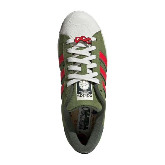 Кросівки чоловічі Adidas Teenage Mutant Ninja Turtles X Superstar Green IF9280 44 IF9280 фото 5 — інтернет-магазин Tapok