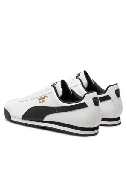 Кроссовки мужские Puma Roma Basic White/Black 353572-04 фото 3 — интернет-магазин Tapok