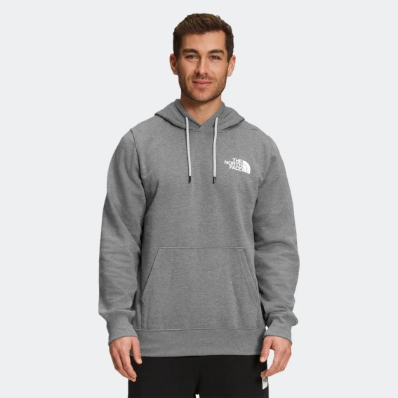 Худі чоловіче The North Face Box Nse Long-Sleeve Pullover Heathered NF0A7UNSGVD фото 1 — інтернет-магазин Tapok