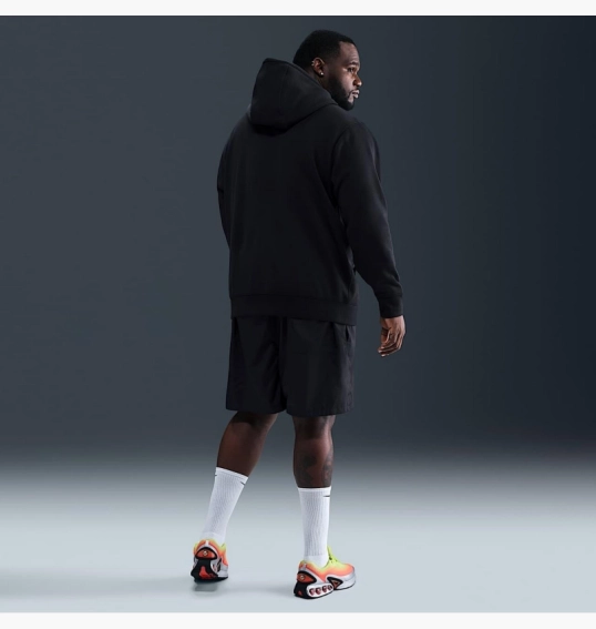 Худые мужские Nike Club Pullover Fleece Hoodie Black FN3859-010 фото 4 — интернет-магазин Tapok
