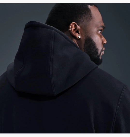 Худые мужские Nike Club Pullover Fleece Hoodie Black FN3859-010 фото 11 — интернет-магазин Tapok