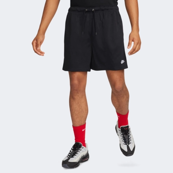 Мужские шорты Nike Nsw Club Flow Shorts Black FN3514-010 фото 1 — интернет-магазин Tapok