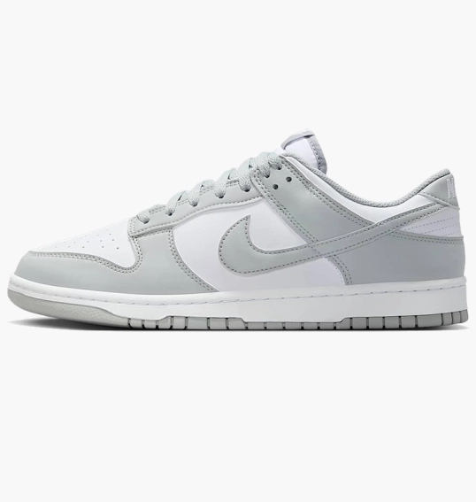 Кроссовки мужские Nike Dunk Low Retro White/Grey HF5441-105 фото 1 — интернет-магазин Tapok