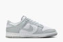 Кроссовки мужские Nike Dunk Low Retro White/Grey HF5441-105 Фото 3