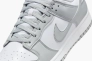 Кроссовки мужские Nike Dunk Low Retro White/Grey HF5441-105 Фото 7