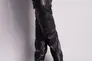 Сапоги-чулки женские кожаные черные зимние Фото 2