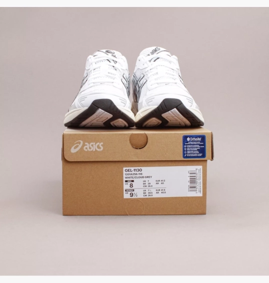 Кроссовки мужские Asics Gel 1130 White 1201A256-118 фото 3 — интернет-магазин Tapok