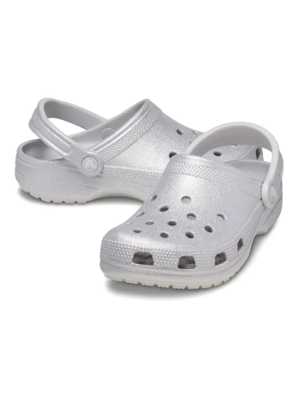 Крокси Crocs Classic Glitter Clog SilGlt 205942-0IC фото 3 — інтернет-магазин Tapok