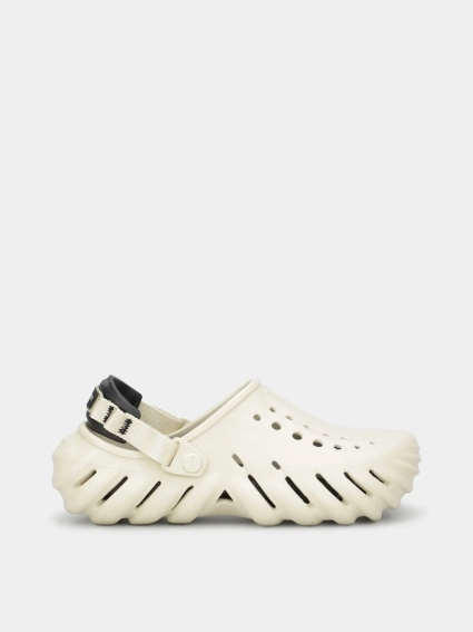 Кроксы Crocs Echo Clog Bone/Blk 207937-2YJ фото 1 — интернет-магазин Tapok