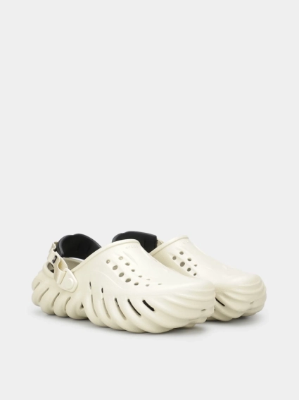 Кроксы Crocs Echo Clog Bone/Blk 207937-2YJ фото 3 — интернет-магазин Tapok