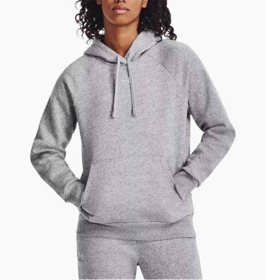 Кофта женские Under Armour Ua Rival Fleece Hoodie (1379500-013) фото 1 — интернет-магазин Tapok