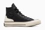 Кросівки Converse Chuck 70 Hi Leather Black/White A05695C Фото 1