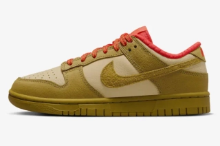 Кроссовки Nike Dunk Low Sesame Bronzine-Picante Red FQ8897 252