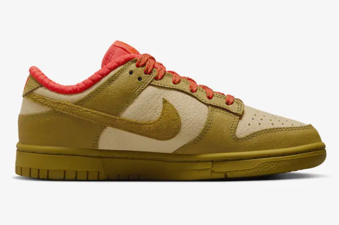 Кроссовки Nike Dunk Low Sesame Bronzine-Picante Red FQ8897 252 фото 2 — интернет-магазин Tapok