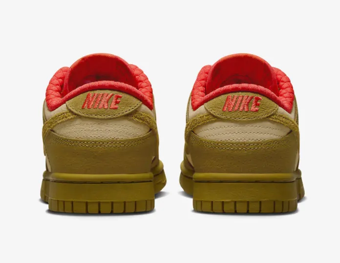 Кроссовки Nike Dunk Low Sesame Bronzine-Picante Red FQ8897 252 фото 4 — интернет-магазин Tapok