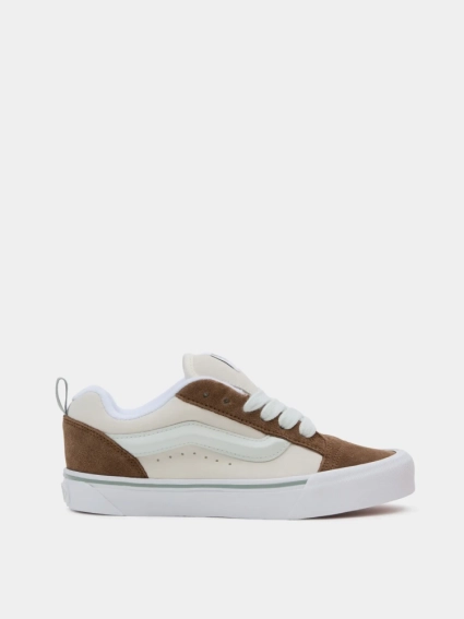 Кросівки Vans Knu Skool Brown/White/Green VN0009QCBLU1 фото 1 — інтернет-магазин Tapok