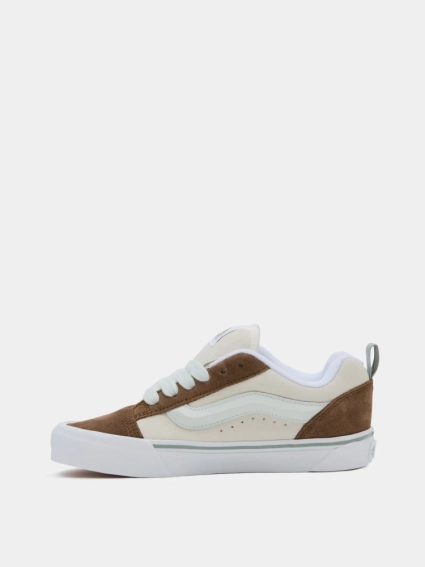 Кросівки Vans Knu Skool Brown/White/Green VN0009QCBLU1 фото 2 — інтернет-магазин Tapok