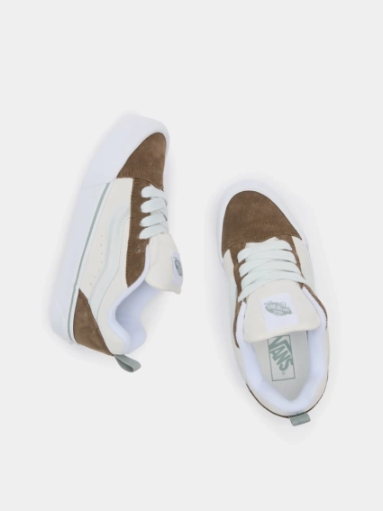 Кросівки Vans Knu Skool Brown/White/Green VN0009QCBLU1 фото 4 — інтернет-магазин Tapok