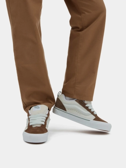 Кросівки Vans Knu Skool Brown/White/Green VN0009QCBLU1 фото 5 — інтернет-магазин Tapok