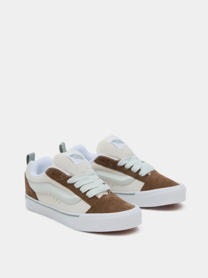 Кросівки Vans Knu Skool Brown/White/Green VN0009QCBLU1 фото 7 — інтернет-магазин Tapok