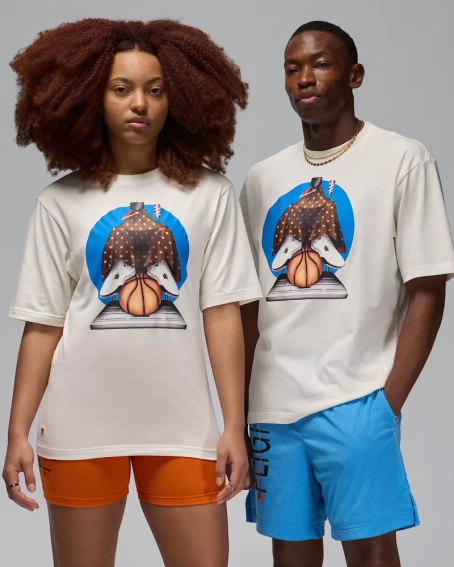 Футболка Jordan Artist Series By Darien Birks Tee HF5472-133 фото 1 — интернет-магазин Tapok