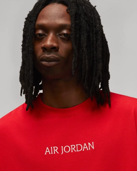 Футболка Jordan Tee Wordmark Red DO6098-612 фото 3 — интернет-магазин Tapok