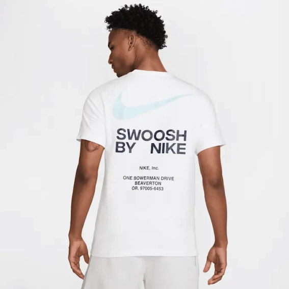 Футболка Nike Swoosh White Tee IB6482-101 фото 2 — интернет-магазин Tapok
