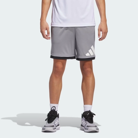 Шорти Adidas Basketball Shorts Grey 7 inc JN4730 фото 1 — інтернет-магазин Tapok