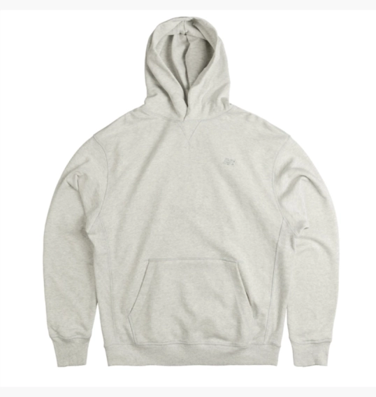 Худые мужские New Balance Athletics French Terry Hoodie Grey MT41534AHH фото 2 — интернет-магазин Tapok