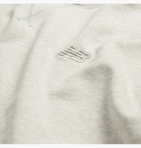 Худые мужские New Balance Athletics French Terry Hoodie Grey MT41534AHH фото 5 — интернет-магазин Tapok