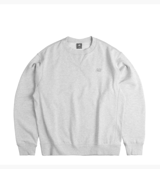 Свитшот мужской New Balance Athletics French Terry Crewneck Grey MT41506AHH фото 2 — интернет-магазин Tapok