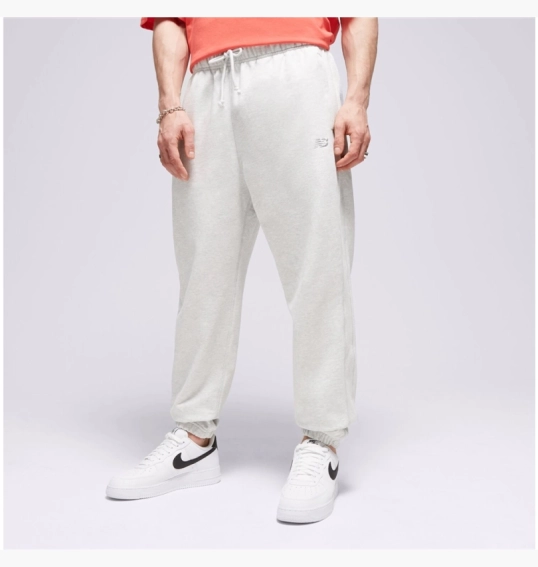 Брюки мужские New Balance Athletics French Terry Jogger White MP41508AHH фото 2 — интернет-магазин Tapok