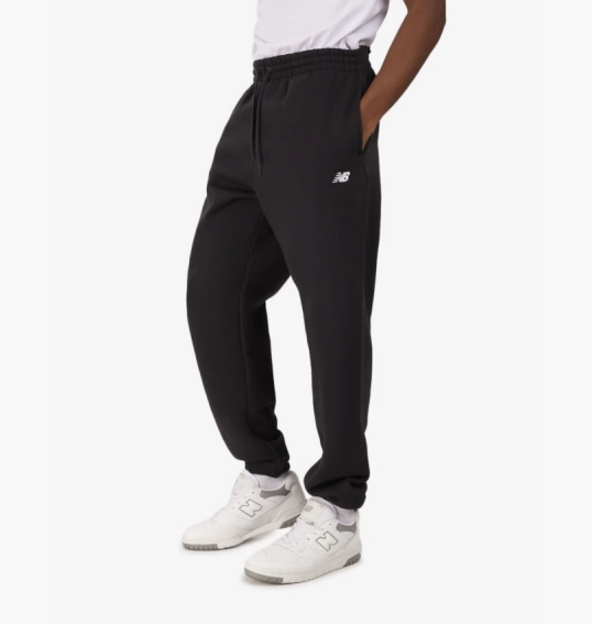 Брюки мужские New Balance Brushed Back Small Logo Joggers Black MP41503BK фото 2 — интернет-магазин Tapok