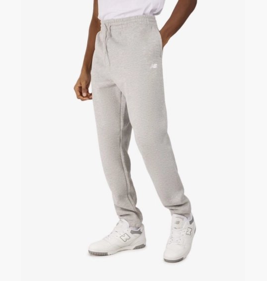 Брюки мужские New Balance Brushed Back Small Logo Joggers Grey MP41503AG фото 2 — интернет-магазин Tapok