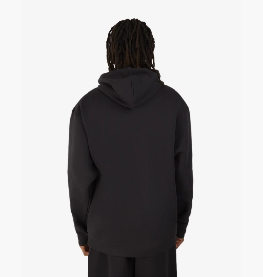 Худые мужские New Balance Brushed Back Small Logo Hoodie Black MT41511BK фото 3 — интернет-магазин Tapok
