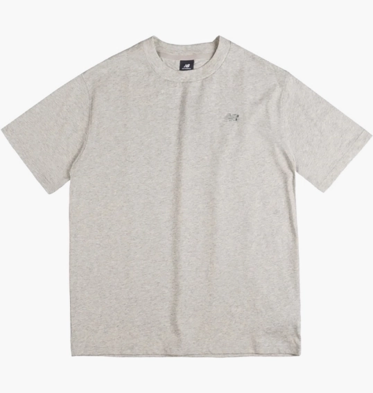 Футболка мужская New Balance Athletics Cotton T-Shirt Grey MT41533AHH фото 1 — интернет-магазин Tapok