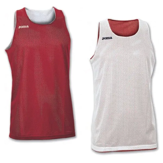 Майка двухсторонняя баскетбольная Joma ARO 100050.600 красно-белая 100050.600 фото 1 — интернет-магазин Tapok