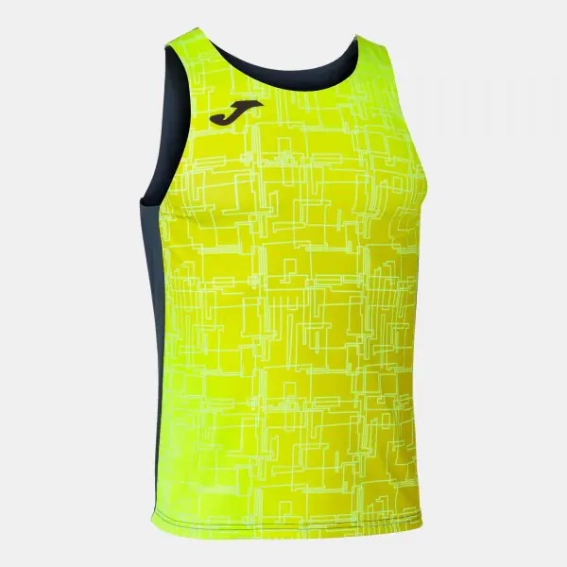 Майка для бега Joma ELITE VIII желто-темно-синяя 101928.321 101928.321 фото 1 — интернет-магазин Tapok